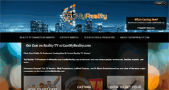 Desktop Screenshot of castmyreality.com