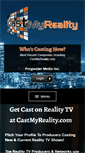 Mobile Screenshot of castmyreality.com